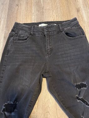 Women’s KanCan High Rise Ankle Skinny Jeans - Black